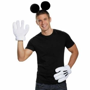 Disney Parks Mickey Mouse white puffy gloves
